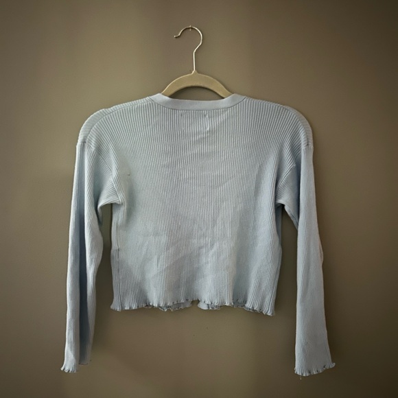 ZARA KIDS baby blue cardigan// NEVER WORN - Picture 3 of 4